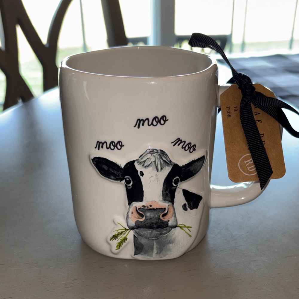 Rae Dunn Moo Moo Moo Mug